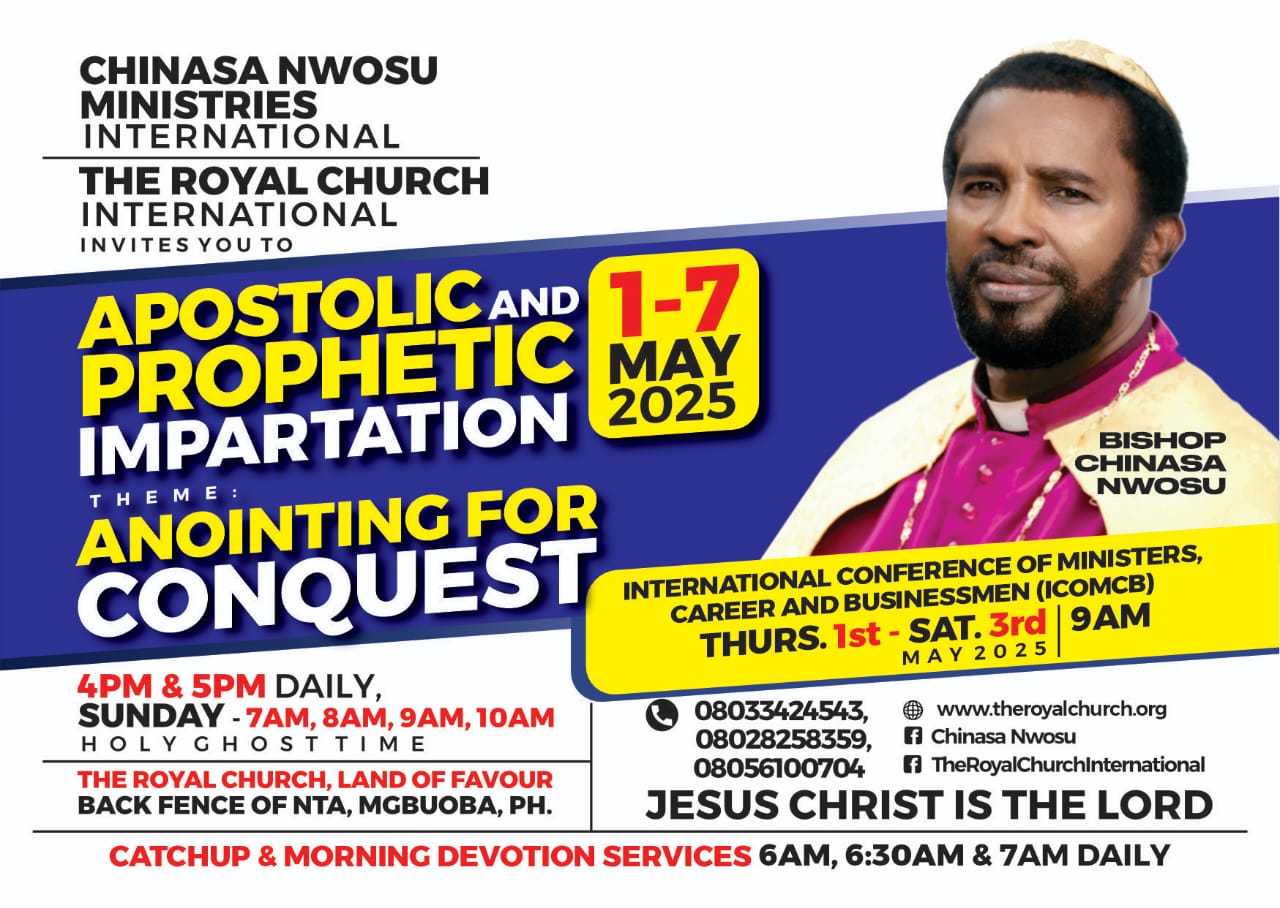 Apostolic and Prophetic  Impartation Theme Anointing for conquest